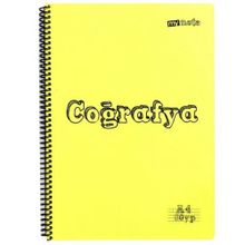 My Note 80 Yaprak Coğrafya Kareli Spiralli Defter