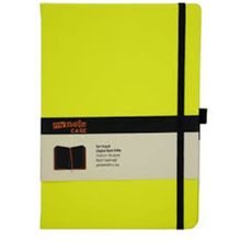 My Note MYN126 Case Siyah Neon Sarı Çizgisiz Defter