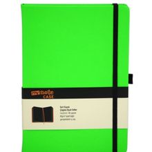 My Note MYN126 Case Siyah Neon Yeşil Çizgisiz Defter