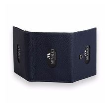 My Valice 1819 Lacivert Unisex Hakiki Deri Cüzdan Ve Kartlık