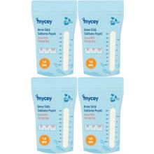 Mycey Tekli 4x25'li Paket Anne Sütü Süt Saklama Poşeti