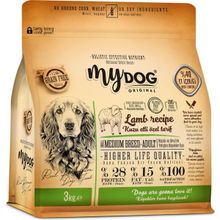 Mydog Az Tahıllı Kuzu Etli Küçük ve Orta Irklar İçin 3 KG Kuru Köpek Maması