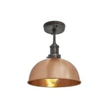 Mylights 30 cm Retro Rustik Bakır Tavan Avize Rustik Avize