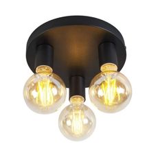 Mylights 30 cm Retro Üçlü Plofonyer Tavan Avize