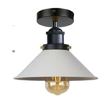 Mylights En 22 cm Retro Rustik Metal Vintage Tavan Avize Armatür