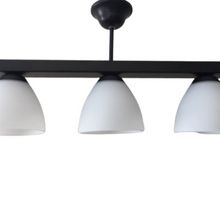 Mylights En 50 cm Retro Üçlü Sıralı Opal Camlı Tavan Avize