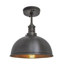 Mylights Mat Siyah 30 cm Retro Rustik Tavan Avize Rustik Avize