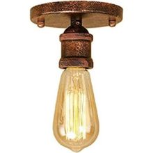 Mylights MYL002413 Bakır Armatü Eskitme Bakır 10x10 cm Eskitme Patinalı Tavan Avize Aplik