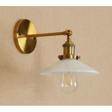 Mylights Retro Rustik Eskitme Gövdde Beyaz Metal Başlık Duvar Mafsalı Harekli Başlık Aplik