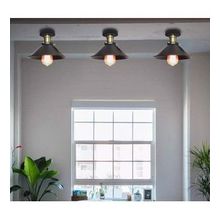 Mylights Retro Rustik Vintage Metal Plofonyer Tavan Avize Tek Fiyatıdır