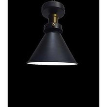 Mylights Siyah İçi Beyaz En 18 cm Retro Ploonyer Tavan Rustik Avize