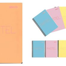 Mynote MFXPA-A4140-Ç Flex Pastel PP Kapak A4 140 Yaprak Çizgili Spiralli Defter
