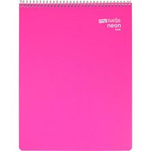 Mynote Neon Blok A5 80 Yaprak Pembe Çizgili Defter