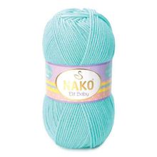 Nako 10535 Açık Turkuaz 100 gr Elit Baby El Örgü İpi