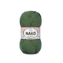 Nako 11253 5 Adet Haki Yeşil Pırlanta Amigurumi El Örgü İpi Yünü