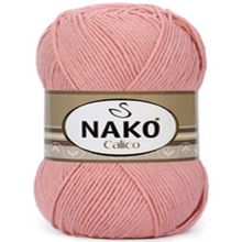 Nako 11452 100 gr Calico El Örgü İpi