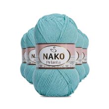 Nako 1297 Pırlanta Amigurumi 5 Adet Su Yeşili El Örgü İpi Yünü