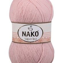 Nako 1479 Açık Pudra Süper İnci 100 gr El Örgü İpi