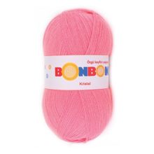 Nako 98239 Gül Pembe Bonbon Kristal 100 gr El Örgü İpi