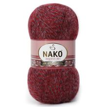 Nako Angora Lüks 21359 Bordo Muline El Örgü İpi