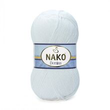 Nako Denim 208 Beyaz El Örgü İpi
