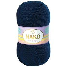 Nako Elit Baby 10094 Lacivert El Örgü İpi