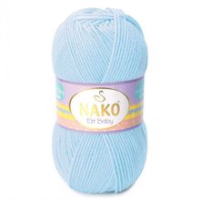 Nako Elit Baby 4687 Bebek Mavisi El Örgü İpi