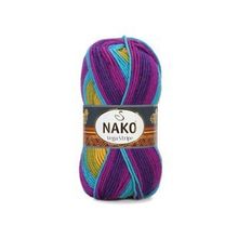 Nako Vega Stripe 82410 El Örgü İpi