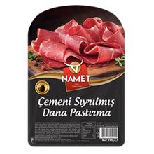 Namet Çemeni Sıyrılmış 130 gr Dilimli Pastırma