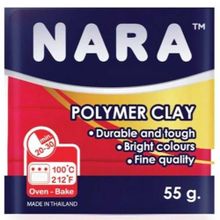 Nara Pm48 Primary Red 55 gr 6'lı Şirink Polimer Kil