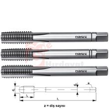 Narex DIN 352 HSS 3 Parça M8 El Takım Kılavuzu