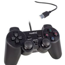 Narita Nrt-333 Usb Game Pad Joystıck Çift Titreşimli Oyun Kolu Analog