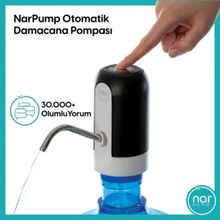 Narpump Np-002 Siyah Şarjlı Damacana Pompası