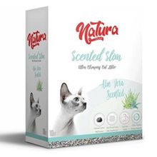 Natura 10 lt Aloe Vera Kokulu Ultra Topaklaşan Aktif Karbonlu Doğal Kedi Kumu