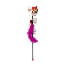 Natura 45 cm Uzun Peluş Tüylü Kedi Olta Oyuncağı