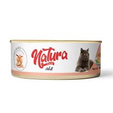 Natura 70 gr Adult Tahılsız Ton Balık ve Karidesli Yetişkin Kedi Konservesi