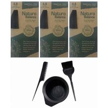 Natura Balance 4.8 Bitter 3 Adet Saç Boyası + Saç Boyama Seti