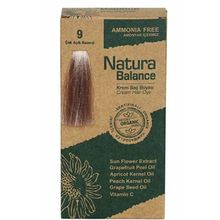 Natura Balance 9 Çok Açık Kumral Organik Krem Saç Boyası