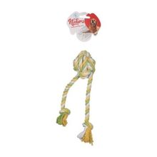 Natura PTH-015 40 cm İki Kulaklı Top Halat Köpek Oyuncak