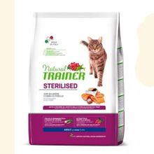 Natural Trainer 1 kg Kısırlaştırılmış Somonlu Kuru Kedi Maması