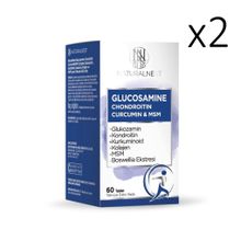 NaturalNest Glucosamine Chondroitin Curcumin MSM 2x60 Tablet