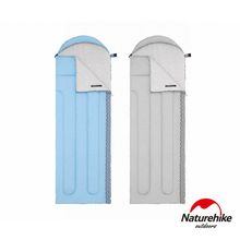 Naturehike L250 Zarf Tarzı Kapüşonlu -10 Derece Sağ Mavi Uyku Tulumu