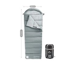 Naturehike M180 Pongee Pamuklu -8 Derece Sağ Gri Uyku Tulumu