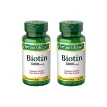 Nature's Bounty Biotin 5000 mcg 2x72 Kapsül