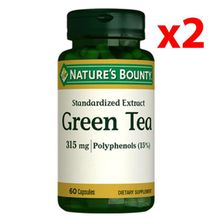 Nature's Bounty Green Tea 315 mg 2x60 Kapsül