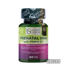 Nature's Supreme Prenatal DHA with Vitamin D3 1000 mg 60 Kapsül