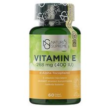Nature's Supreme Vitamin E 400 IU 60 Kapsül
