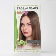 Naturigin 5.2 Açık Kül Kumral Organik İçerikli Saç Boyası