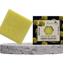 Naturix Arındırıcı Peeling Etkili Sebium Dengeleyici %100 Doğal Sulfur Soap Natural Kükürtlü Sabun
