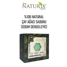 Naturix Natural %100 Doğal Arındırıcı Peeling Etkili Çay Ağacı Sabunu